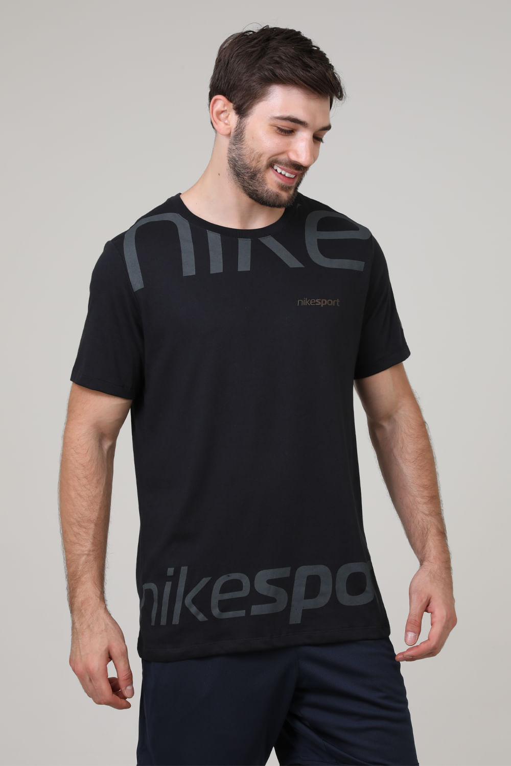 CAMISETA MANGA CURTA M NK DF TEE TRSP FJ5270-010 010-BLACK G
