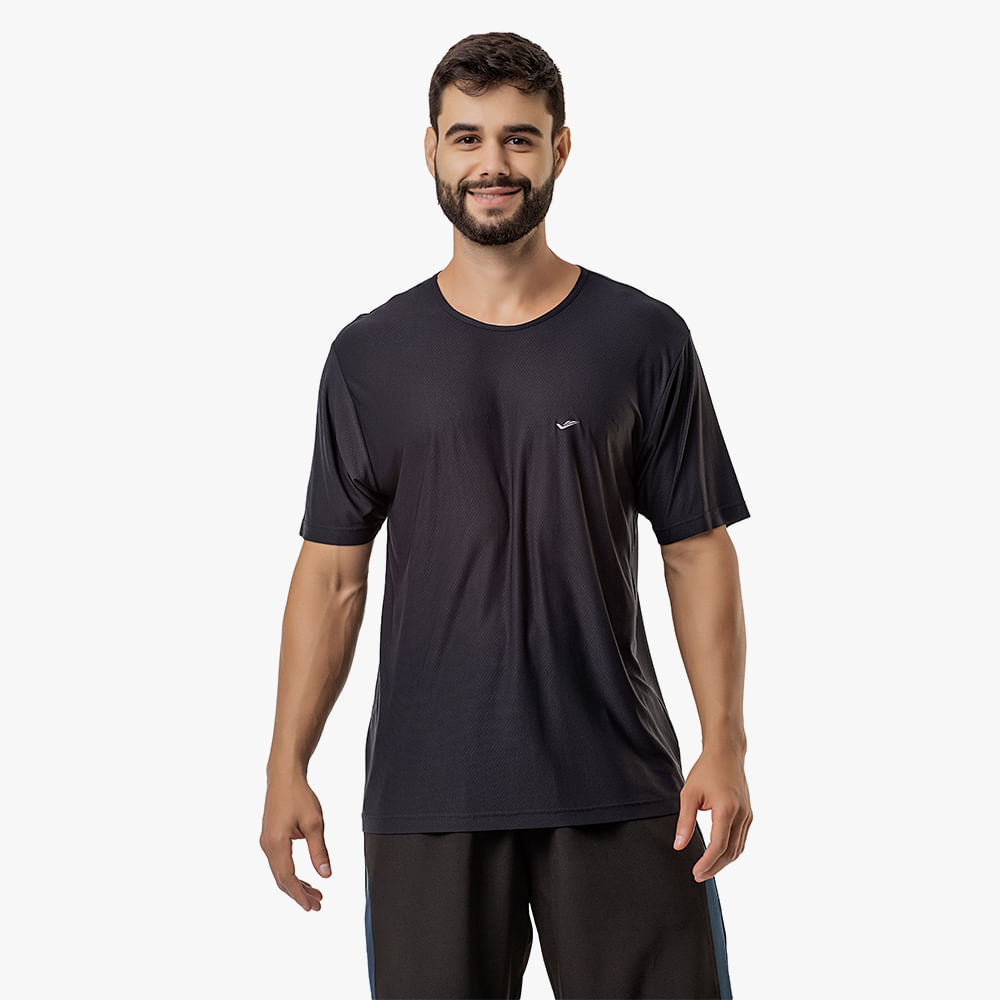 CAMISETA GOLA CARECA 135 476 PRETO G
