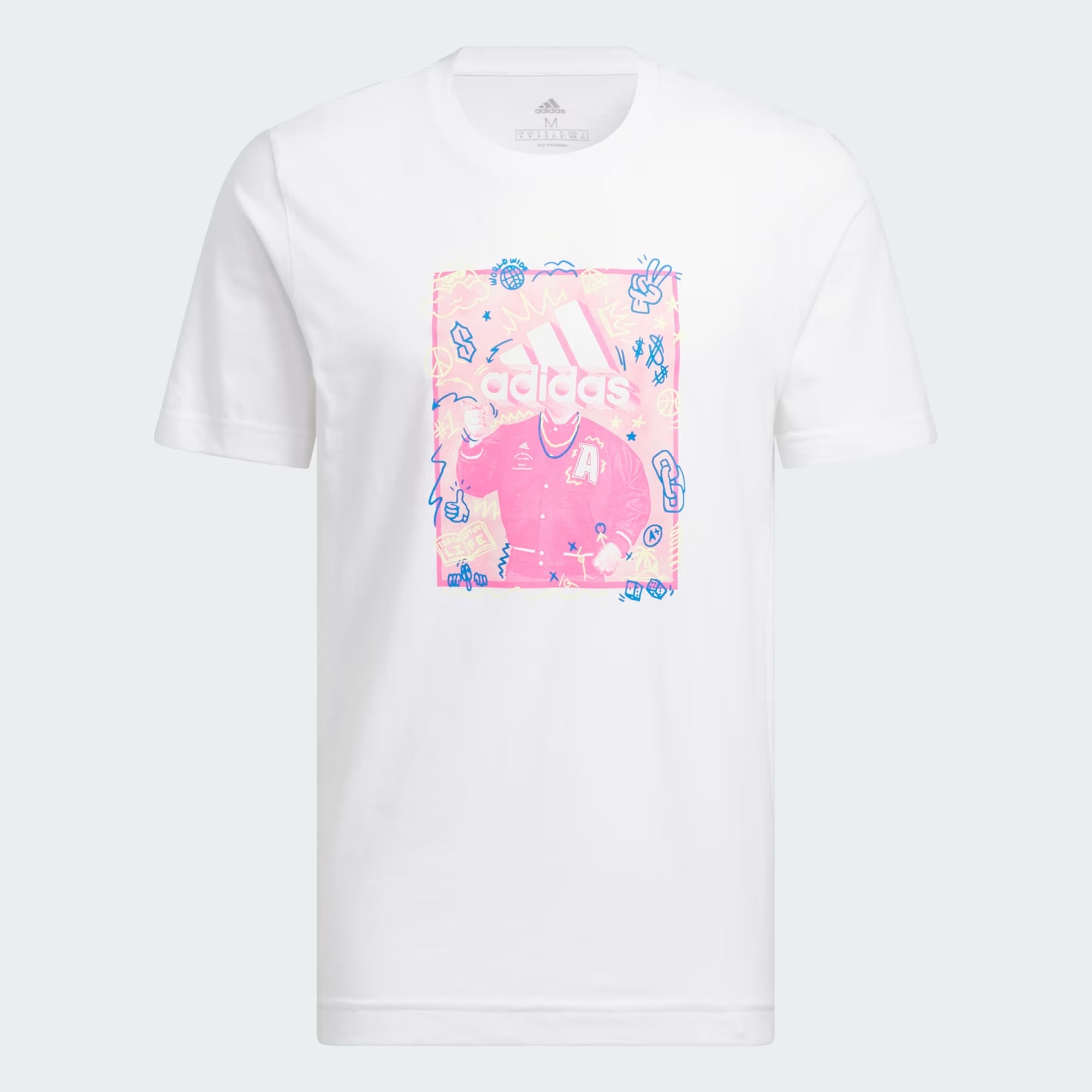 CAMISETA GRAPHIC MASCULINA JJ4025 WHITE GG