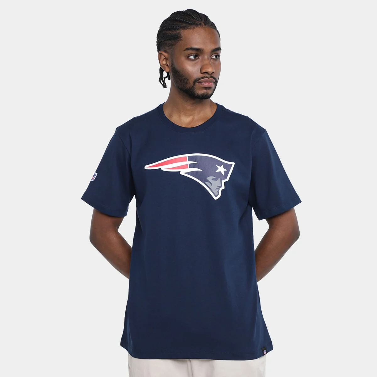 CAMISETA NFL PLAYER PATRIOTS NF024 MARINHO GG