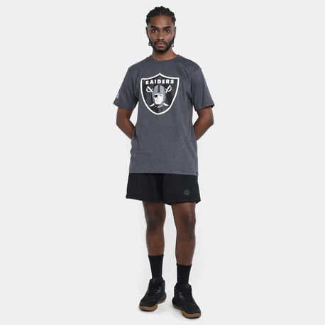 CAMISETA NFL RAIDERS NF026 PRETO/MESCLA M