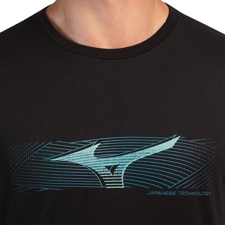 T SHIRT MIZ  STAMP M MIMAS4671 90-PRETO GG