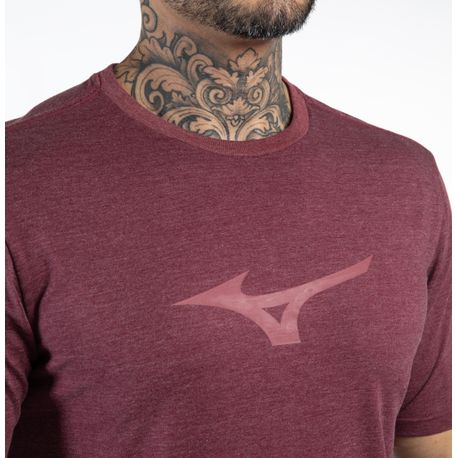 T-SHIRT MIZUNO LIFESTYLEM MIMAT4660 MESCLA BORDO WINDSOR GG