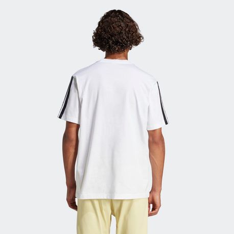 CAMISETA MASCULINA 3 STRIPES JW1952 WHITE/BLACK GG
