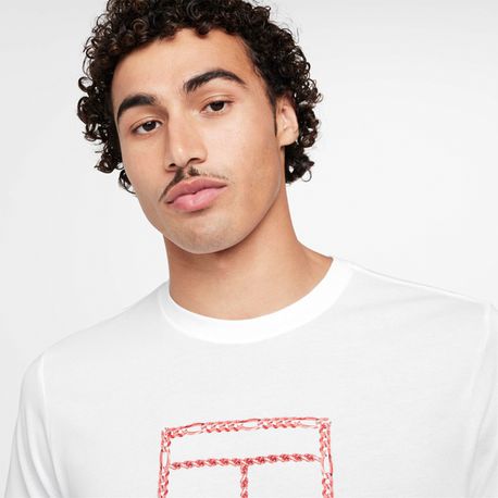 CAMISETA MANGA CURTA M NKCT DF TEE HRTG HF6217-100 100-WHITE GG