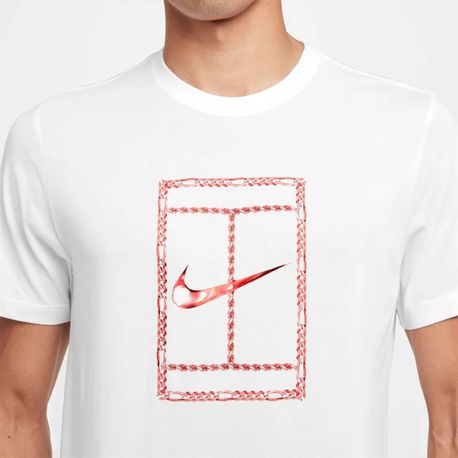 CAMISETA MANGA CURTA M NKCT DF TEE HRTG HF6217-100 100-WHITE GG