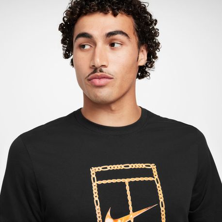 CAMISETA MANGA CURTA M NKCT DF TEE HRTG HF6217-010 010-BLACK GG