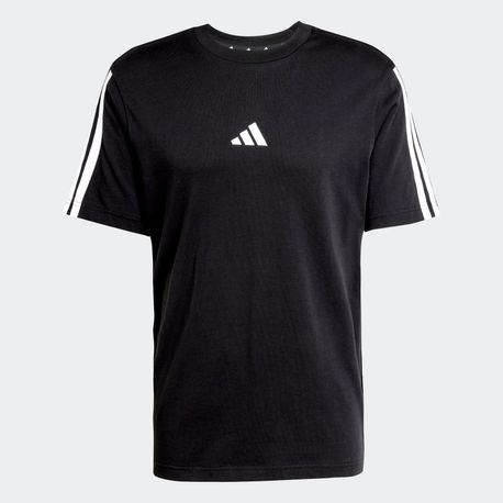 CAMISETA MASCULINA 3 STRIPES JW1949 BLACK/WHITE P