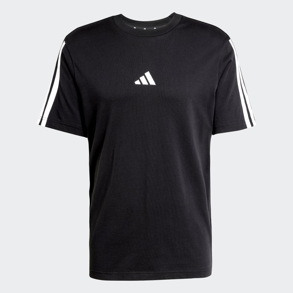 CAMISETA MASCULINA 3 STRIPES JW1949 BLACK/WHITE P