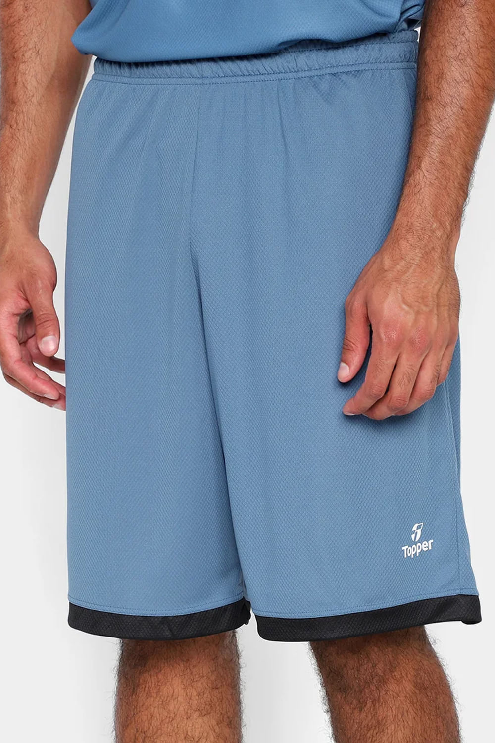 BERMUDA RUNNING TOPPER 4323078 INDIGO/PRETO M