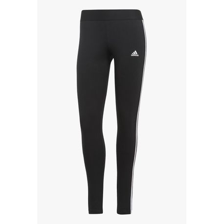 CALCA LEGGING ESSENTIALS 3 LISTRAS GL4040 BLACK/WHITE GG