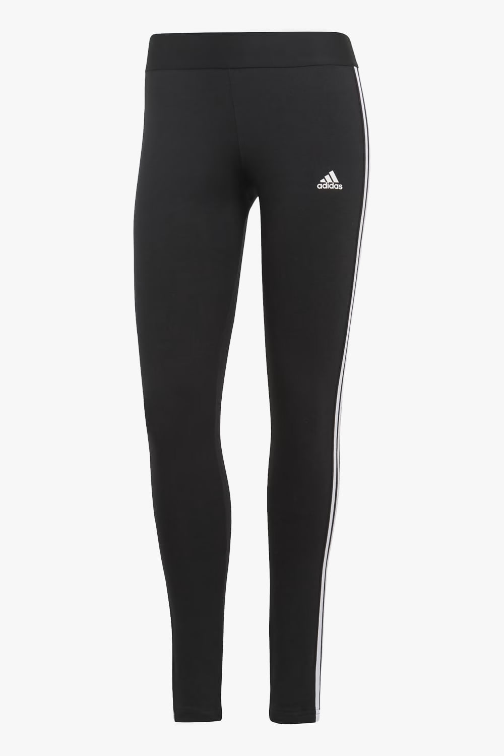 CALCA LEGGING ESSENTIALS 3 LISTRAS GL4040 BLACK/WHITE GG