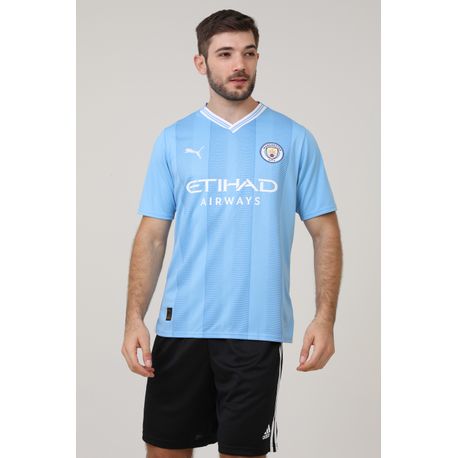 MCFC HOME JERSEY REPLICA 770438 01-TM BLUE/WHT G