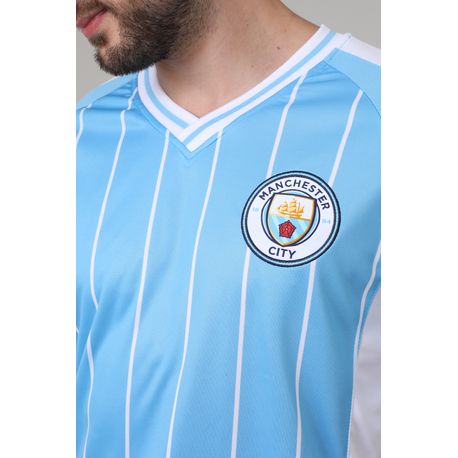CAMISETA MANCHESTER INSERTS EMC211840 CELESTE/BCO 3XL