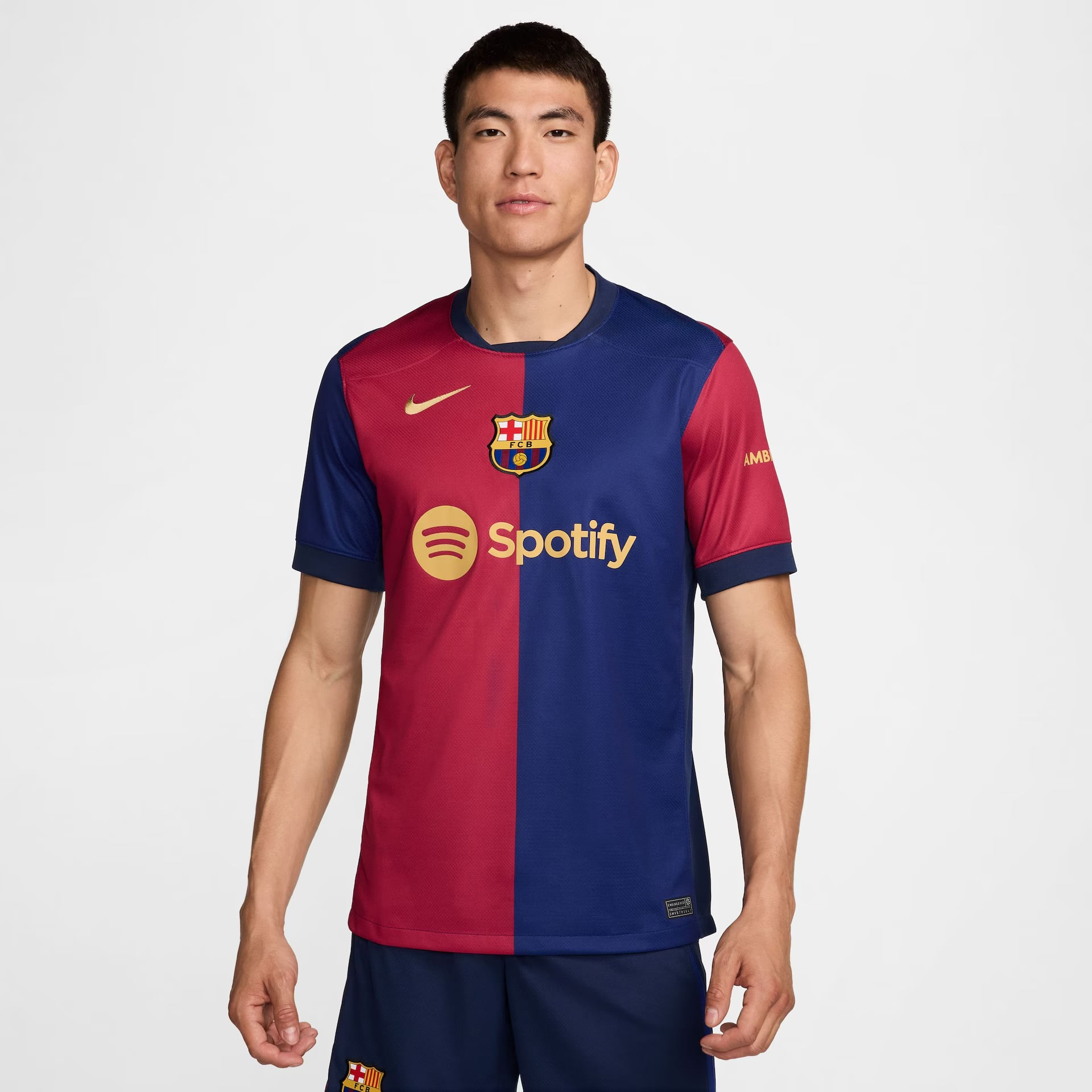 CAMISETA MC FCB M NK DF JSY SS STAD HM FN8797-456 456-DEEP RY BL/NOB RED/MIDNV/(CLB GLD) GG