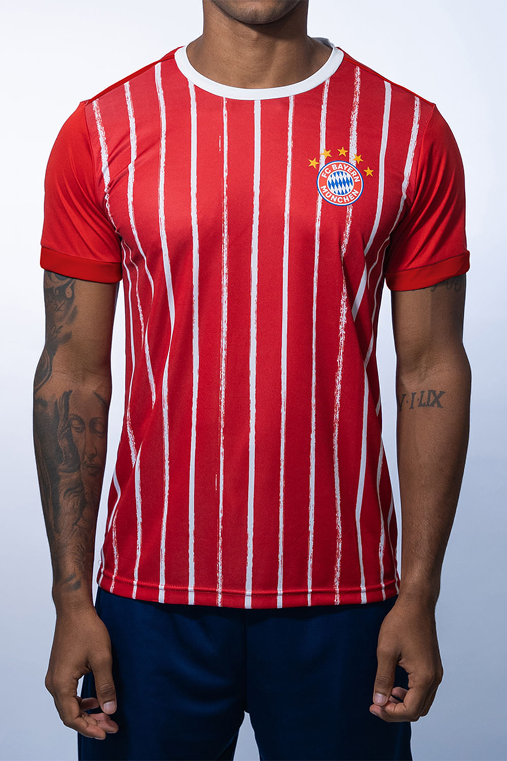 BAYERN  DRYFIT T-SHIRT 14616BM VERMELHO GG