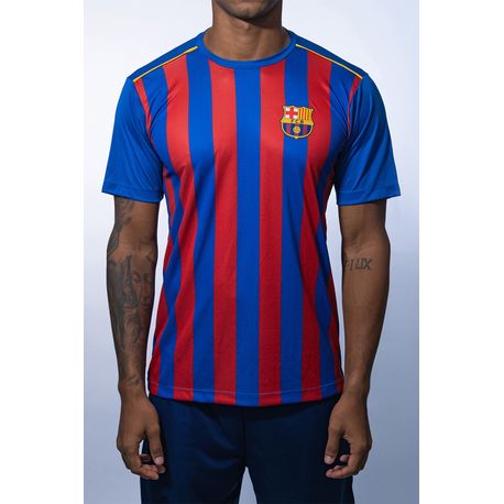 BARCELONA DRYFIT T-SHIRT B14193BC AZUL/VERMELHO GG