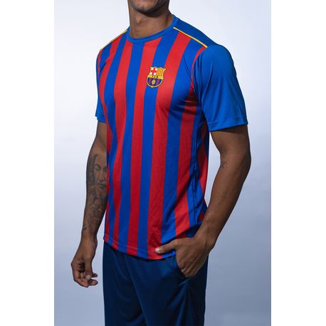 BARCELONA DRYFIT T-SHIRT B14193BC AZUL/VERMELHO GG