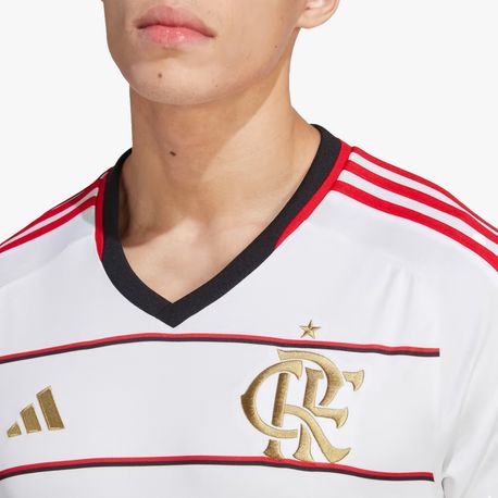 CAMISA FLAMENGO II HS5193 WHITE/RED/BLACK 2XX