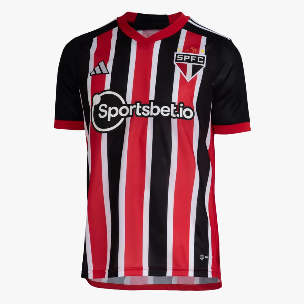 CAMISA SAO PAULO II HT7265 RED/WHITE/BLACK P