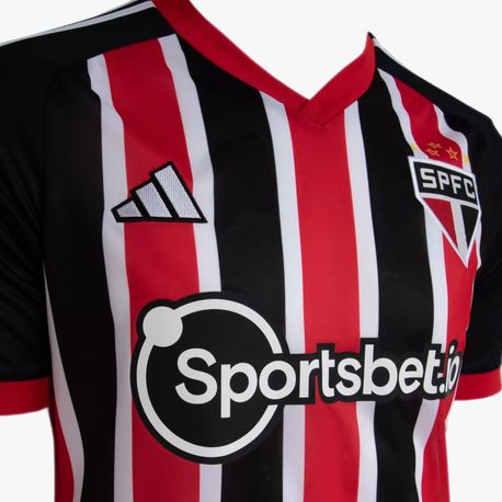 CAMISA SAO PAULO II HT7265 RED/WHITE/BLACK P