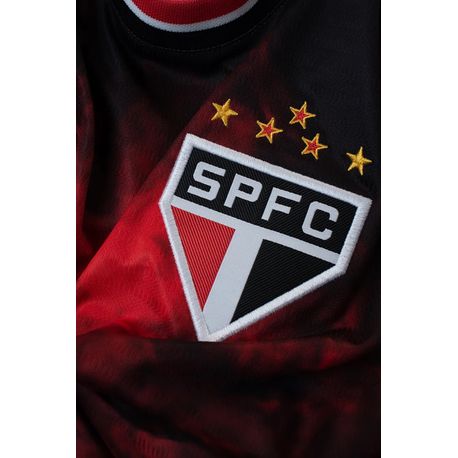 CAMISA COMEMORATIVA SPFC 2024 TORCEDOR  PTO/VERM GG