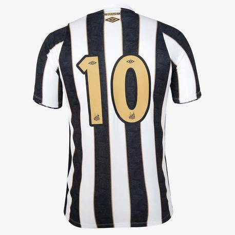 CAMISA SANTOS S OF  2 2024 TORCEDOR S/N U31S02641 PTO/BCO GG