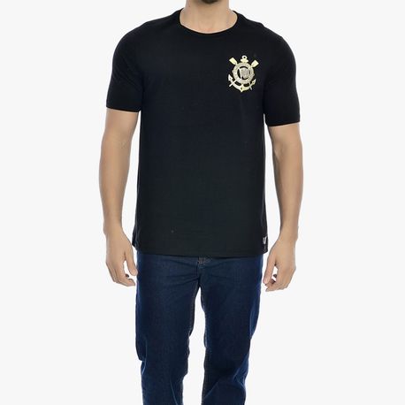 CAMISETA SCCP ALGODÃO 301331 PRETO M