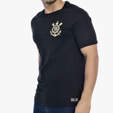 CAMISETA SCCP ALGODÃO 301331 PRETO M