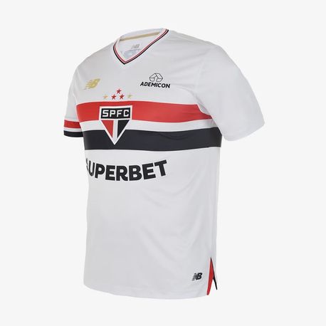 CAMISA MASC  NB TORCEDOR MT-831813 BCO/VERM/PTO P