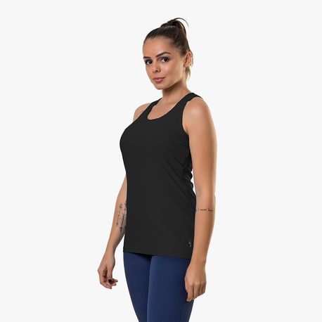 REGATA FEMININA BASICA 119602 PRETO P