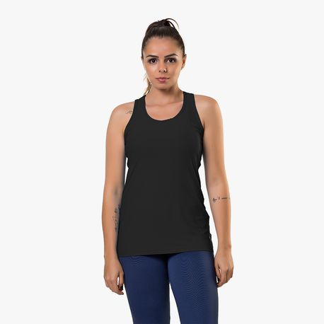 REGATA FEMININA BASICA 119602 PRETO P