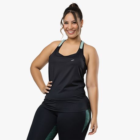 "REGATA GOLA CARECA -FEMININO" 129350 PRETO GG