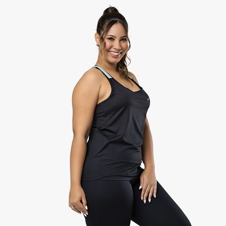 "REGATA GOLA CARECA -FEMININO" 129350 PRETO GG