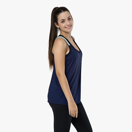 "REGATA GOLA CARECA -FEMININO" 129350 MARINHO GG