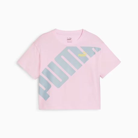PUMA POWER Short Length Tee G 679853-67 67-PINK 12