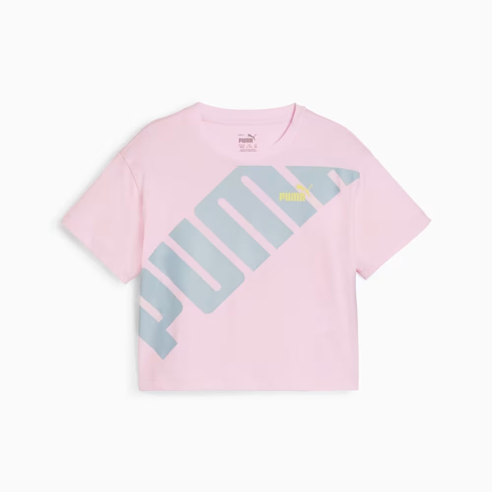 PUMA POWER Short Length Tee G 679853-67 67-PINK 12