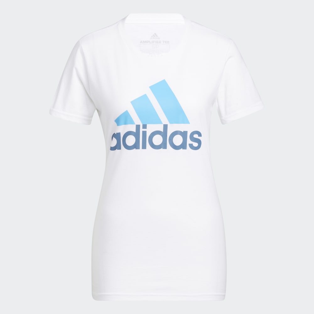 CAMISETA LOGO ADIDAS HH8998 WHITE/SKY RH/ALTRED BL G