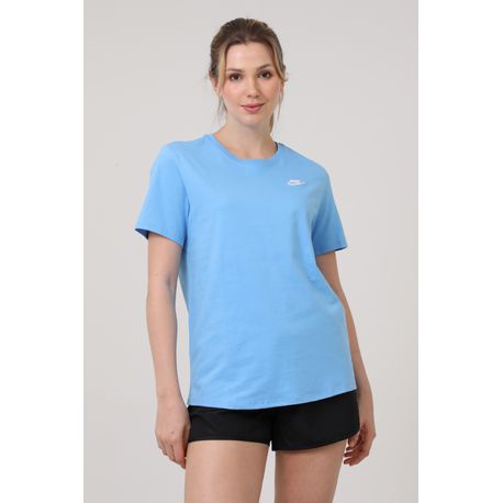 CAMISETA MANGA CURTA W NSW TEE CLUB DX7902-412 412-UNVST BLUE(WHT) P