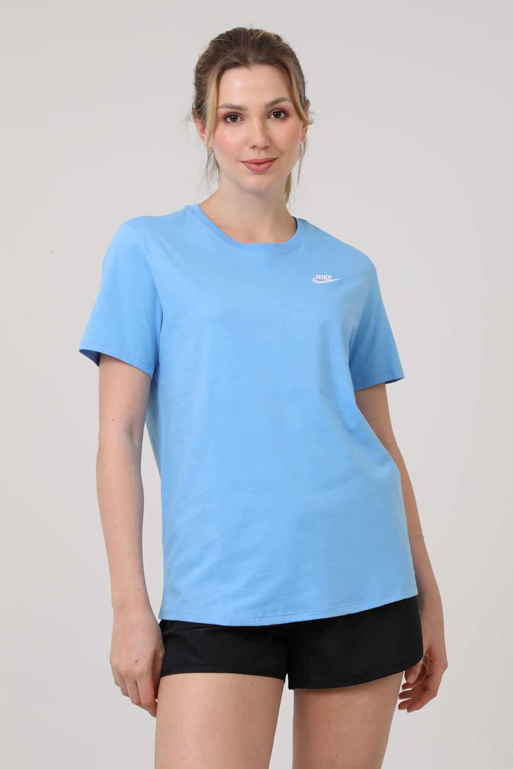 CAMISETA MANGA CURTA W NSW TEE CLUB DX7902-412 412-UNVST BLUE(WHT) P
