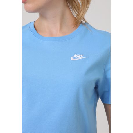 CAMISETA MANGA CURTA W NSW TEE CLUB DX7902-412 412-UNVST BLUE(WHT) P