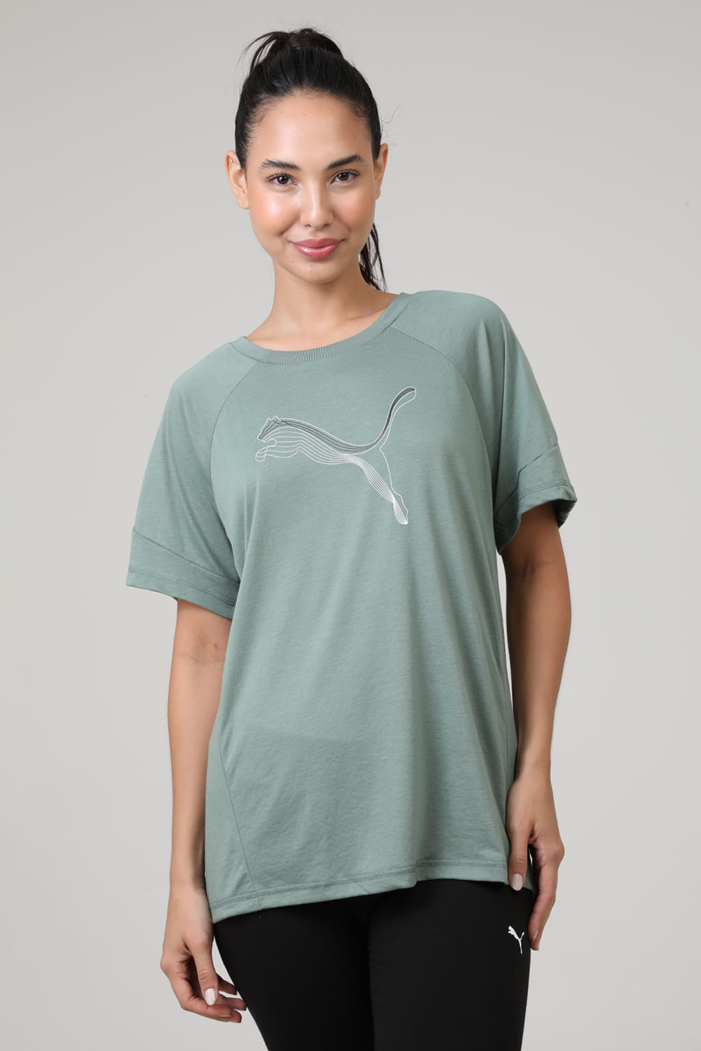 CAMISETA  EVOSTRIPE TEE 676070 44-GREEN G