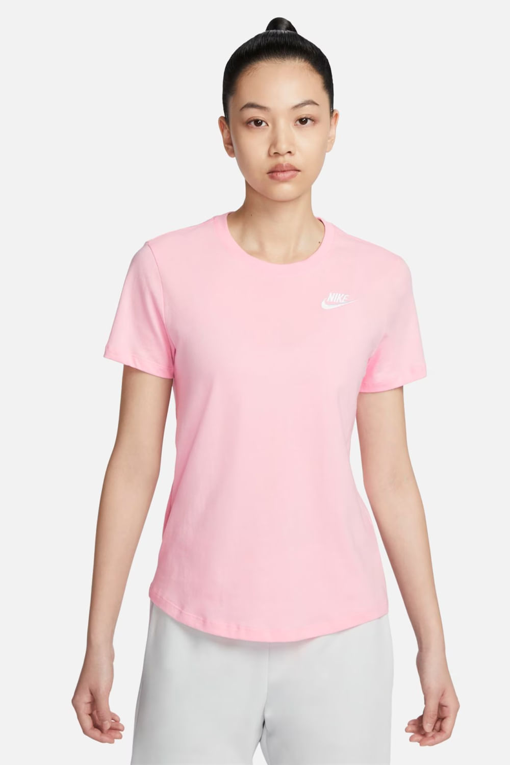 CAMISETA M/C NIKE DX7902-692 692-MED SOFT PINK/WHITE G