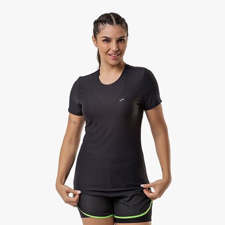 CAMISETA GOLA CARECA FEMININA 135 479 PRETO GG
