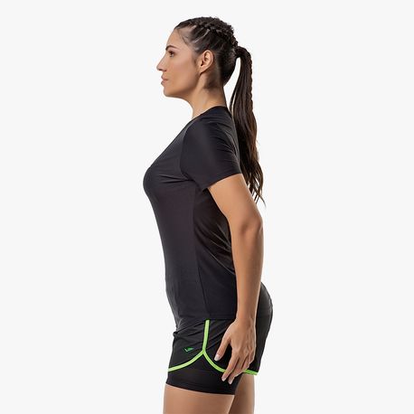 CAMISETA GOLA CARECA FEMININA 135 479 PRETO GG