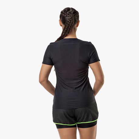 CAMISETA GOLA CARECA FEMININA 135 479 PRETO GG
