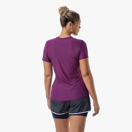 CAMISETA GOLA CARECA FEMININA 135 479 ROXO GG