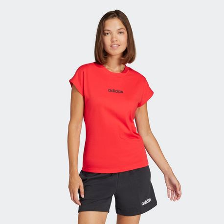CAMISETA LOGO LINEAR FEMININA JG8661 PURRUB/BLACK GG