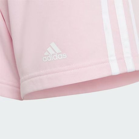 SHORT 3 STRIPES IS2625 CLPINK/WHITE 10