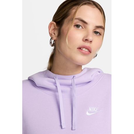 BLUSAO W NSW CLUB FLC FNL HOODIE STD DQ5415-511 511-VIOLET MIST/(WHT) GG